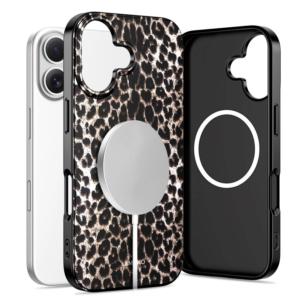 iPhone 17 Tech-Protect Lamano Deksel - MagSafe Kompatibel - Leopard