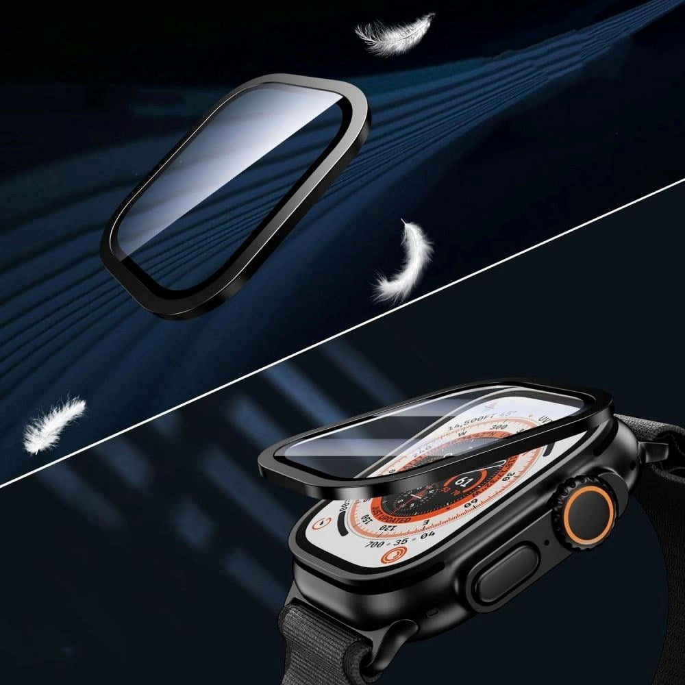Apple Watch Ultra 3 / 2 / 1 (49 mm) Tech-Protect Beskyttelsesglass – 2 stk. - Titangrå