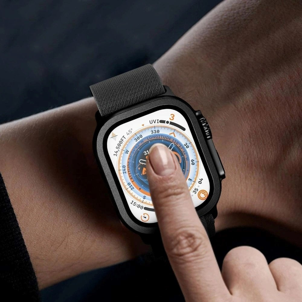 Apple Watch Ultra 3 / 2 / 1 (49 mm) Tech-Protect Beskyttelsesglass – 2 stk. - Svart