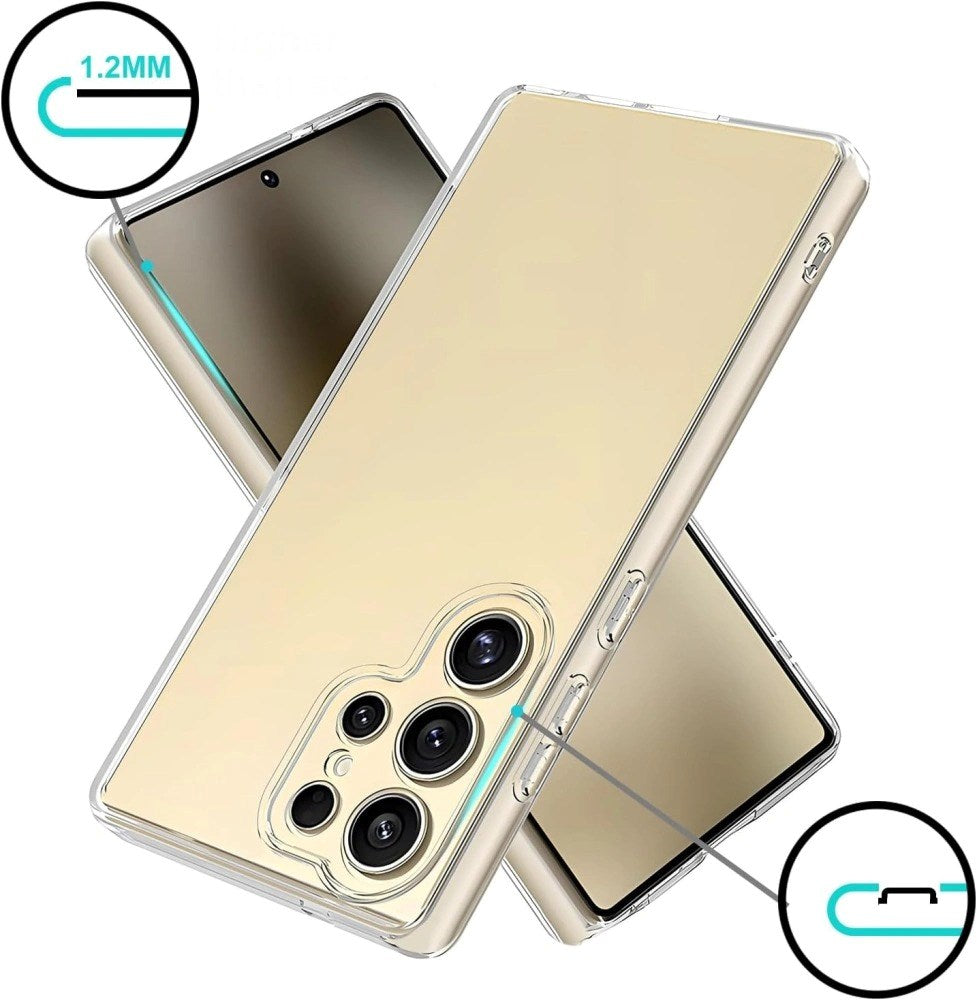 Samsung Galaxy S26 Ultra Tech-Protect Flexair Hybrid Deksel - Gjennomsiktig