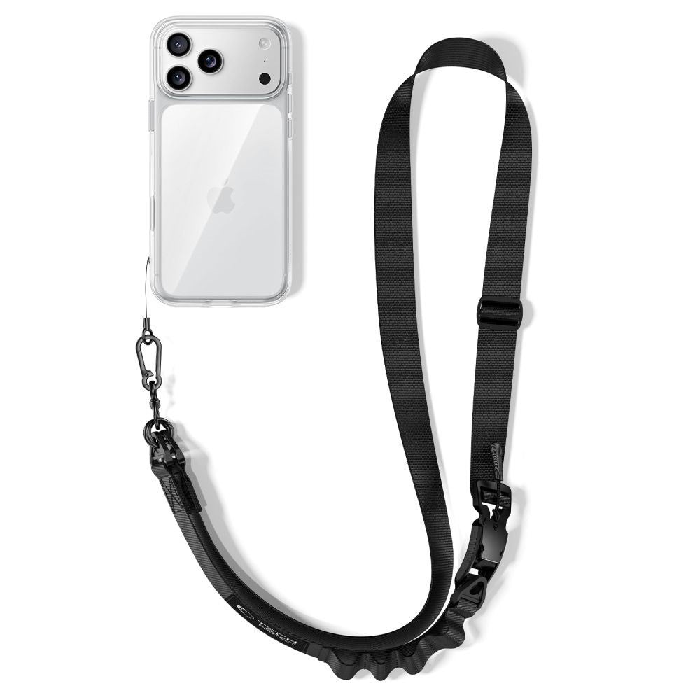 Tech-Protect Rope Crossbody Strap - Svart
