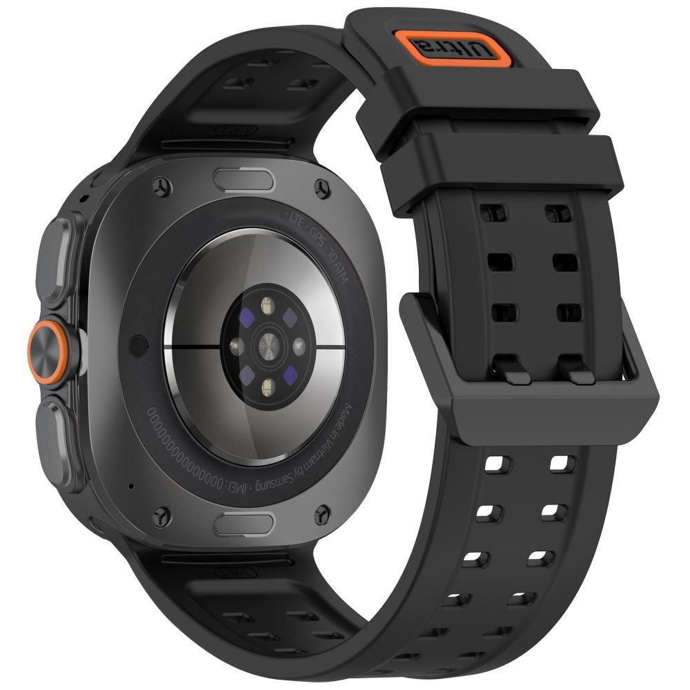 Samsung Galaxy Watch Ultra 2 / Ultra (47mm) Tech-Protect Silicone Air Klokkereim - Svart