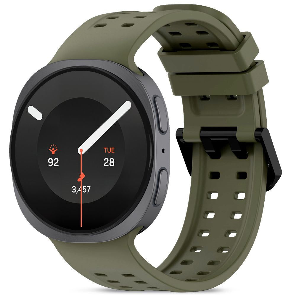Samsung Galaxy Watch 8 / 9 / Classic (40 / 44 / 46mm) Tech-Protect Silicone Air Klokkereim - Grønn