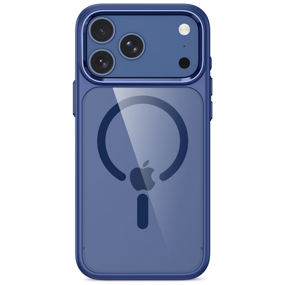 iPhone 18 Pro / 17 Pro Tech-Protect MagMat Deksel - MagSafe Kompatibel - Gjennomsiktig / Blå