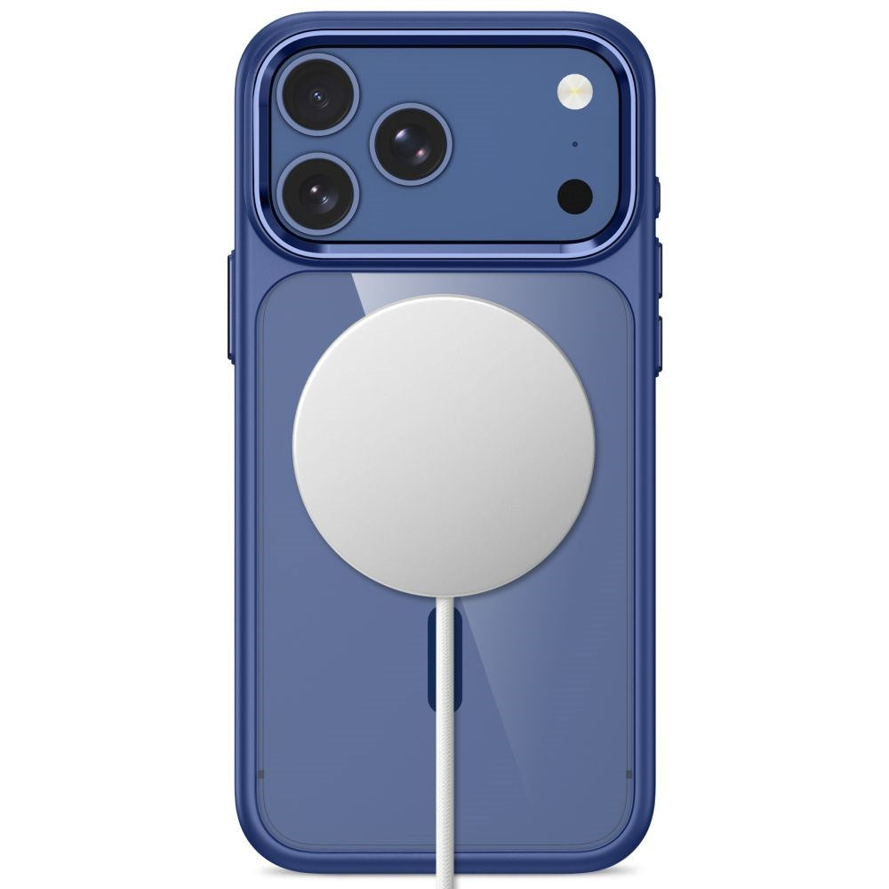 iPhone 18 Pro Max / 17 Pro Max Tech-Protect MagMat Deksel - MagSafe Kompatibel - Gjennomsiktig / Blå