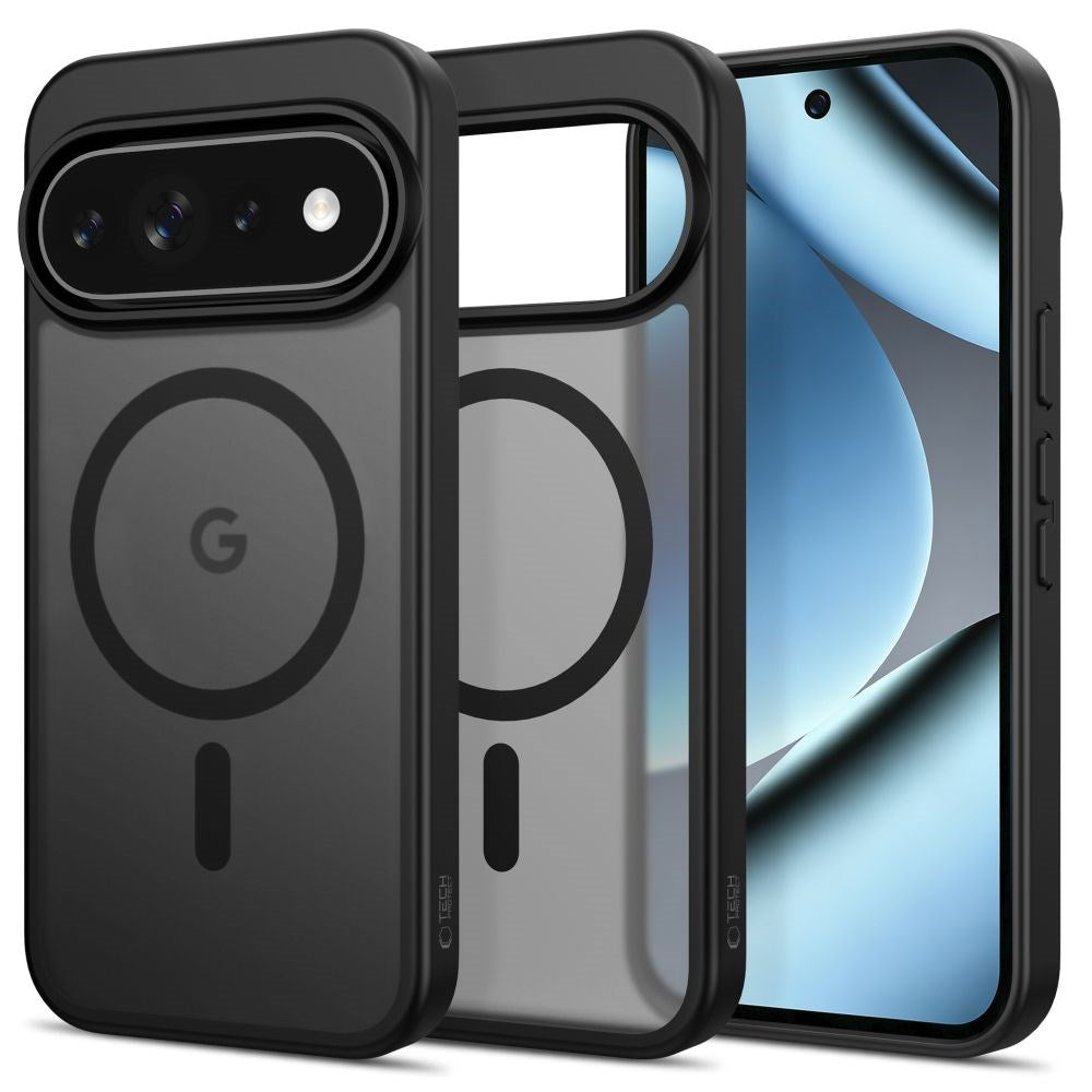 Google Pixel 11 Pro XL / 10 Pro XL / 9 Pro XL Pro Tech-Protect MagMat Deksel - MagSafe Kompatibel - Matt Svart