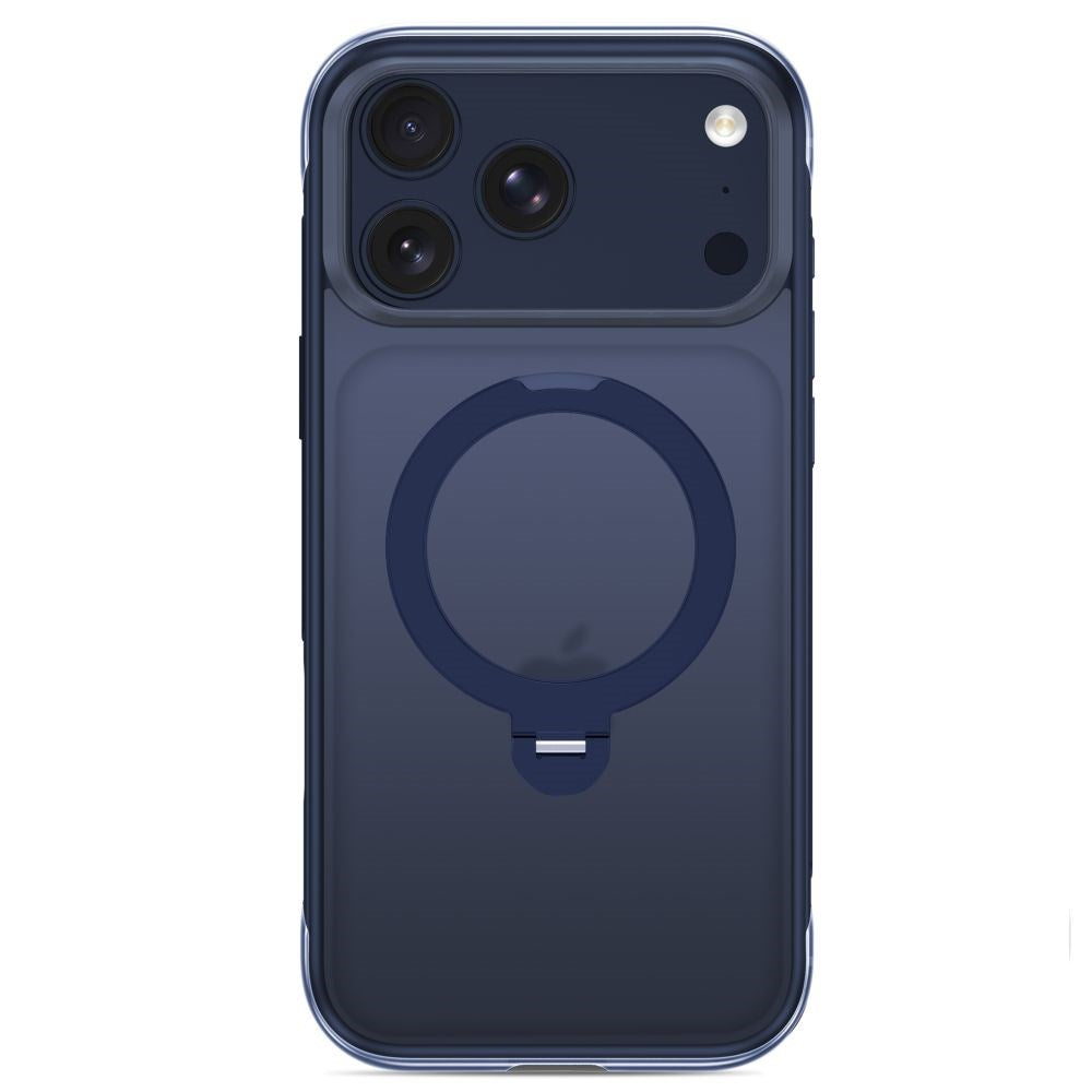 iPhone 18 Pro Max / 17 Pro Max Tech-Protect MagAir Stand Deksel med Kickstand - MagSafe Kompatibel - Matt Blå