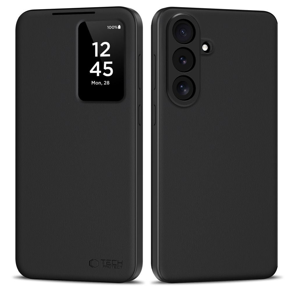 Samsung Galaxy S26 FE Tech-Protect Smart Wallet Flip Deksel - Svart