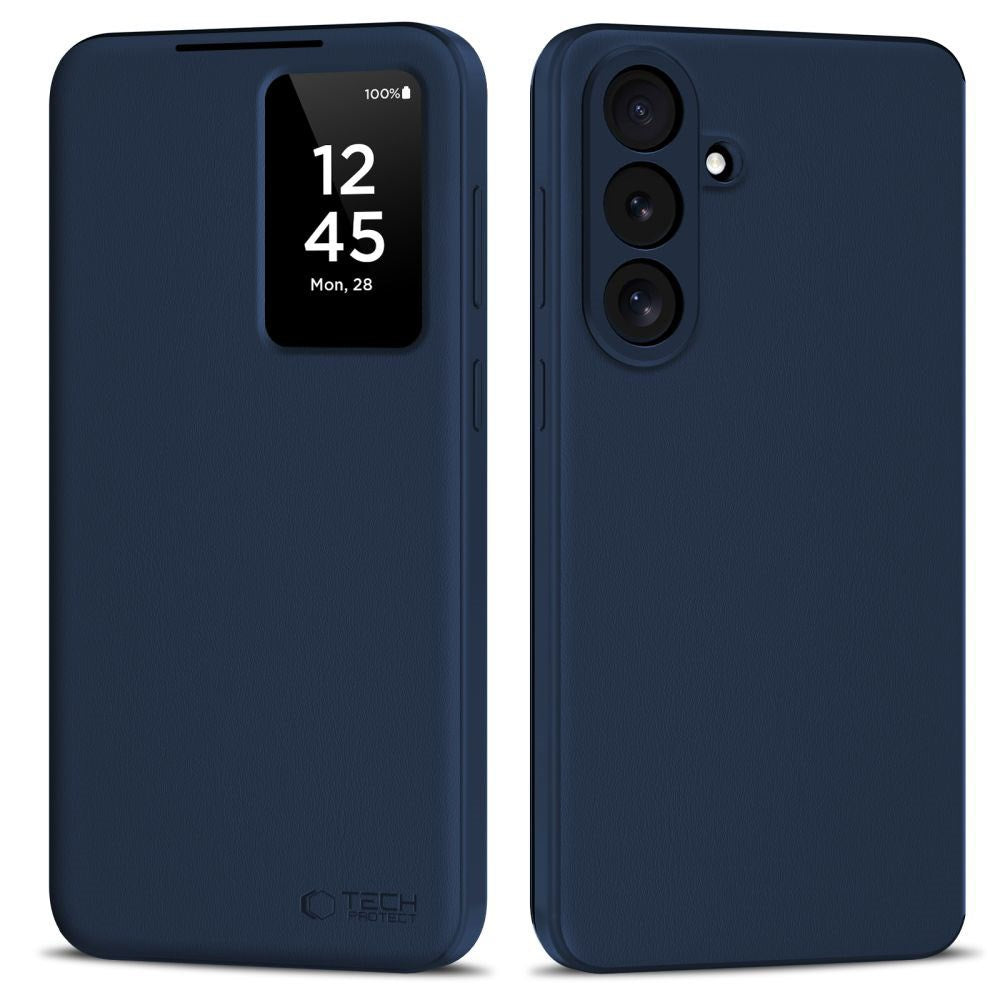 Samsung Galaxy S26 FE Tech-Protect Smart Wallet Flip Deksel - Blå