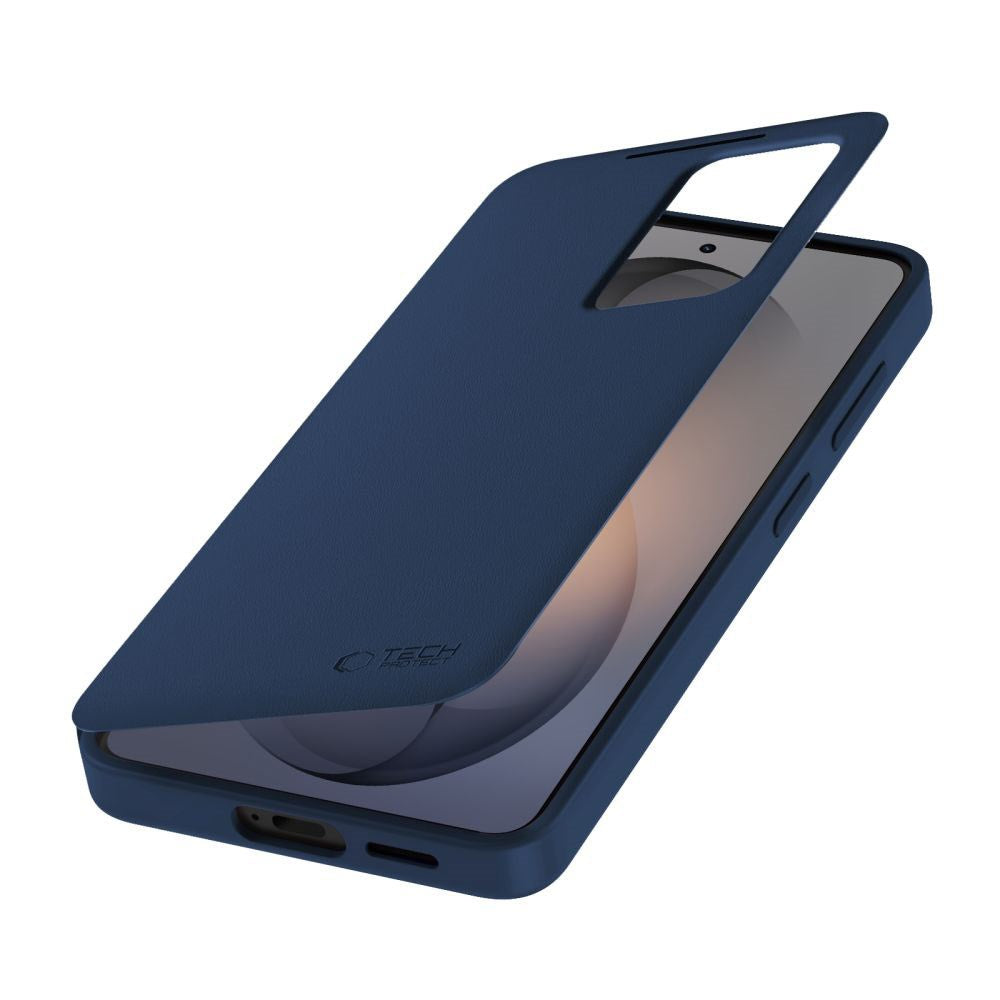 Samsung Galaxy S26 FE Tech-Protect Smart Wallet Flip Deksel - Blå