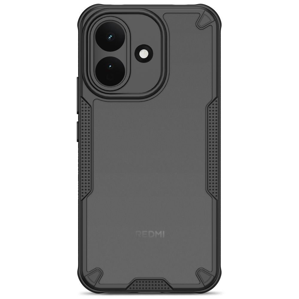 Xiaomi Redmi Note 17 Pro (5G) Tech-Protect Rugged Shield Deksel - Matt Svart