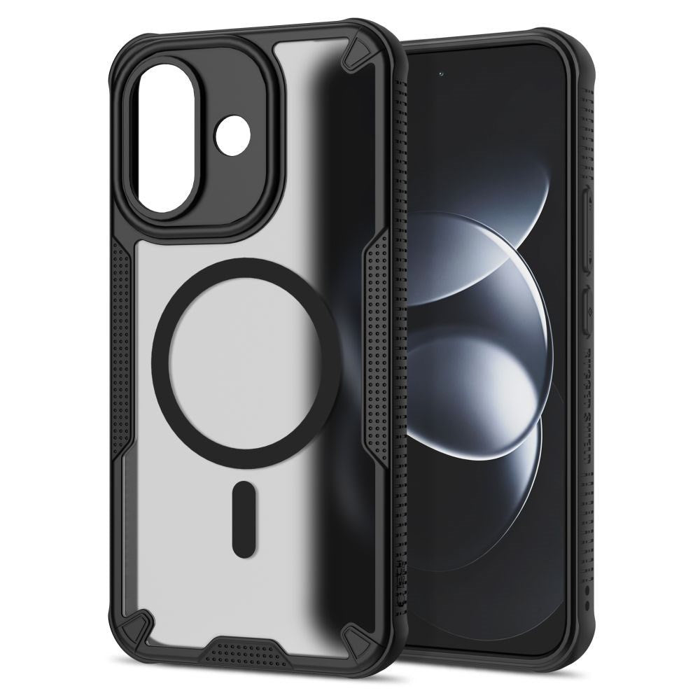 Xiaomi Redmi Note 17 Pro (5G) Tech-Protect Rugged Shield Deksel - MagSafe Kompatibel - Matt Svart