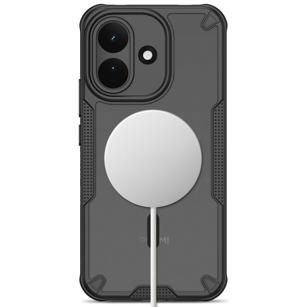 Xiaomi Redmi Note 17 Pro (5G) Tech-Protect Rugged Shield Deksel - MagSafe Kompatibel - Matt Svart