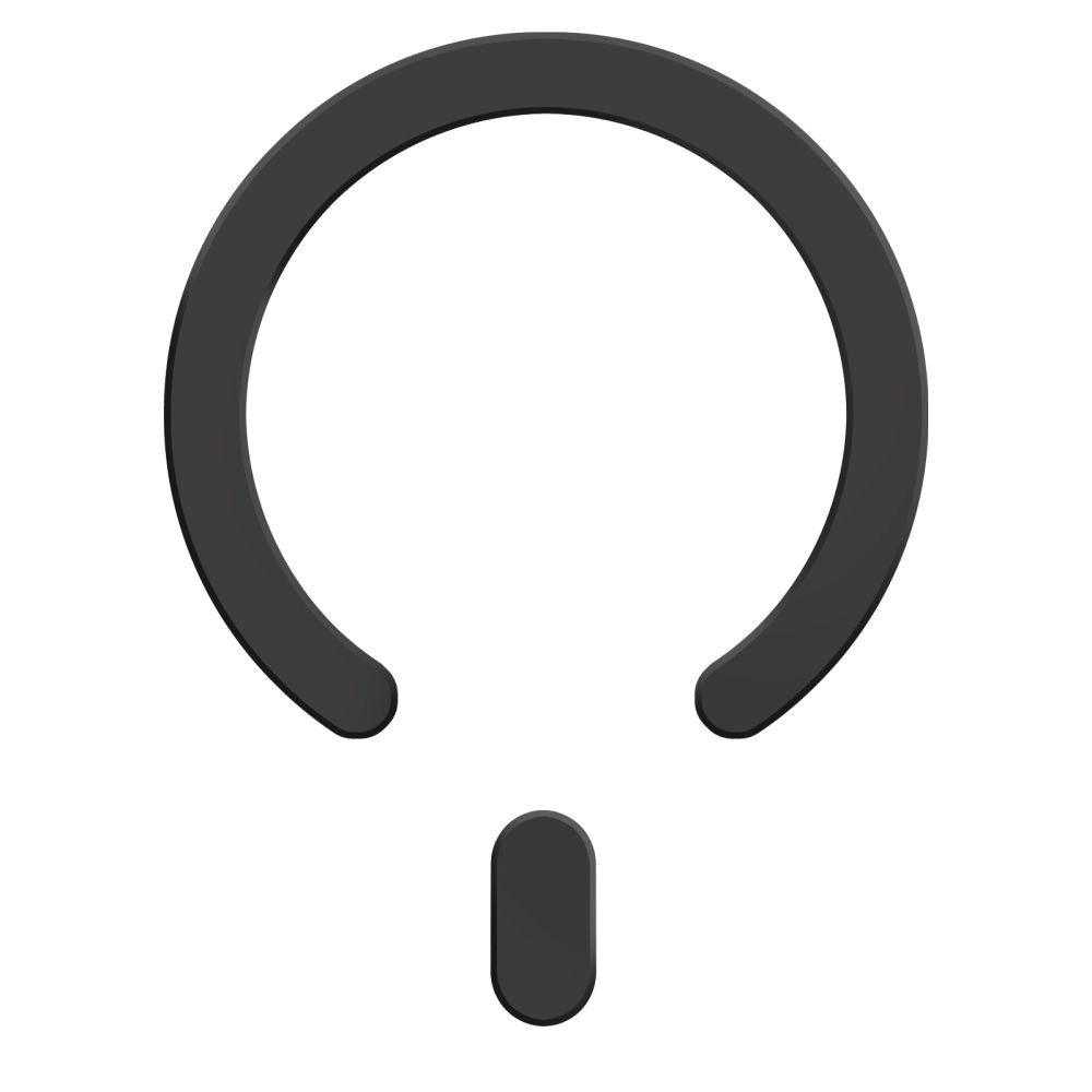 Tech-Protect Magnetisk MagSafe Ring m. Installationsramme – Svart