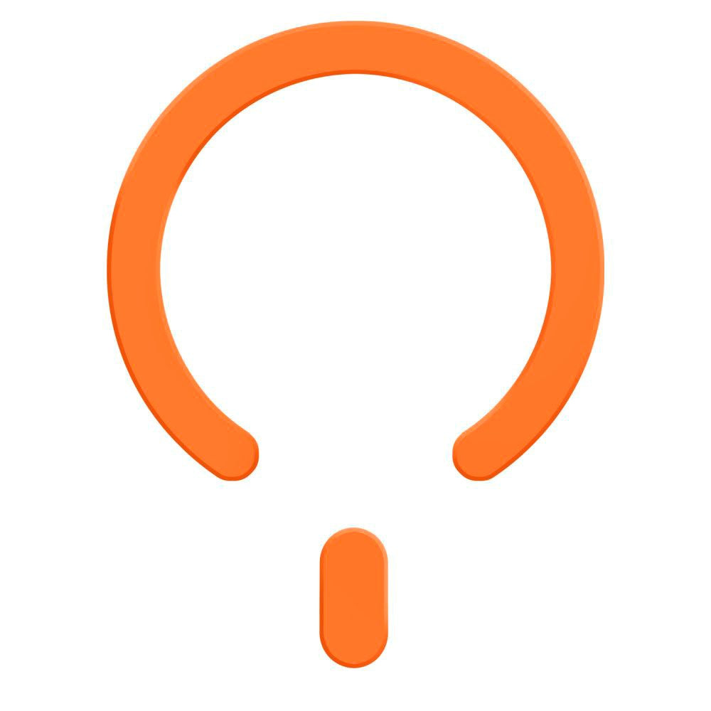 Tech-Protect Magnetisk MagSafe Ring m. Installationsramme – Oransje