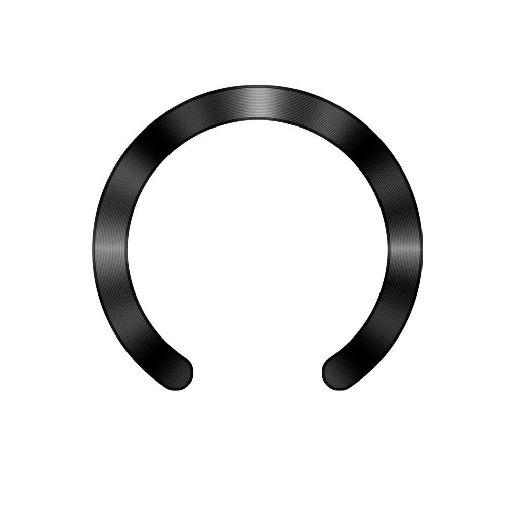 Tech-Protect MagSafe Kompatibel Magnetisk Ring m. Installasjonsramme - 2 stk - Oransje / Svart