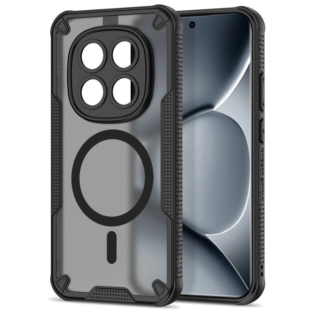 Xiaomi Redmi Note 15 Pro+ (Plus) Tech-Protect Rugged Shield Deksel - MagSafe Kompatibel - Mattsvart