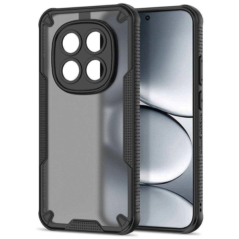 Xiaomi Redmi Note 15 Pro Tech-Protect Rugged Shield Deksel - Mattsvart