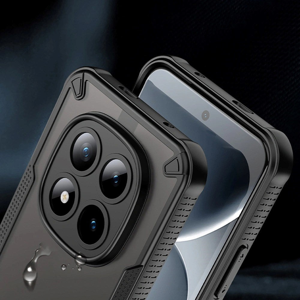 Xiaomi Redmi Note 15 Pro+ (Plus) Tech-Protect Rugged Shield Deksel - Mattsvart
