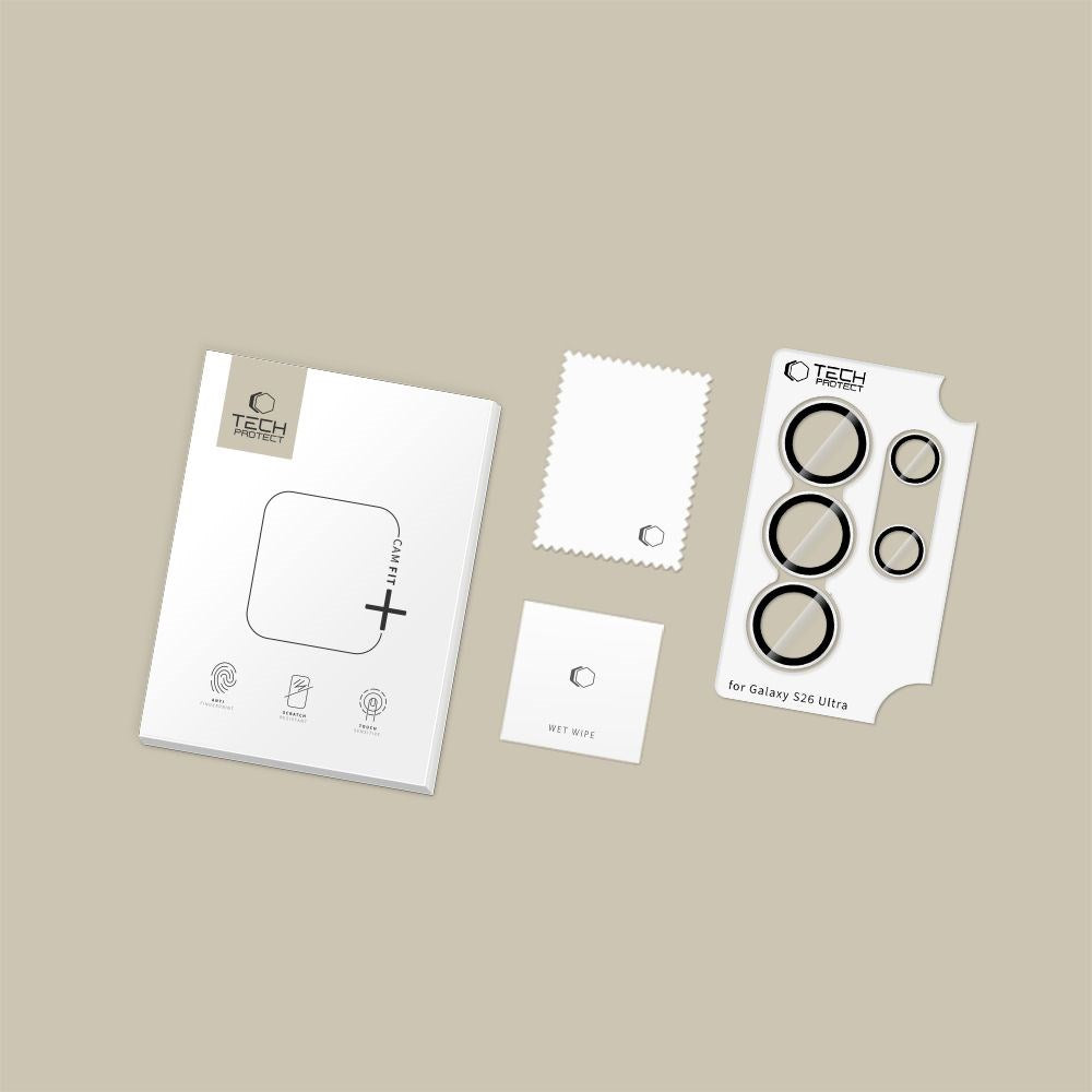 Samsung Galaxy S26 Ultra Tech-Protect Camring Fit+ Kameralinsebeskyttelse - Gjennomsiktig