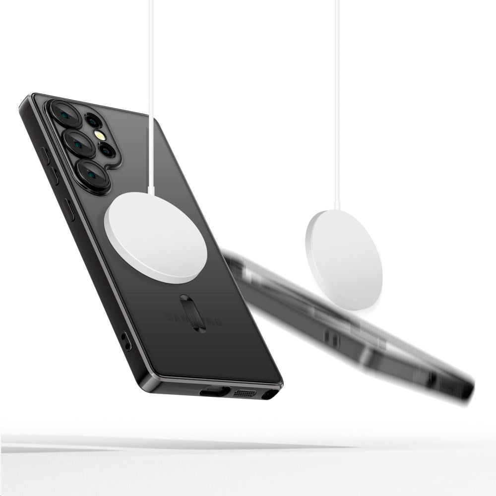 Samsung Galaxy S25 Ultra Tech-Protect MagFlex Deksel - MagSafe Kompatibel - Svart
