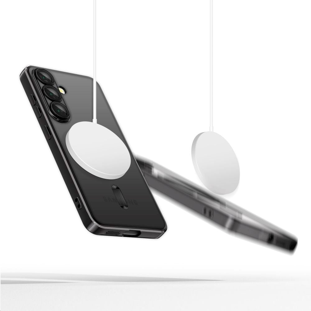 Samsung Galaxy S25 Tech-Protect MagFlex Deksel - MagSafe Kompatibel - Svart