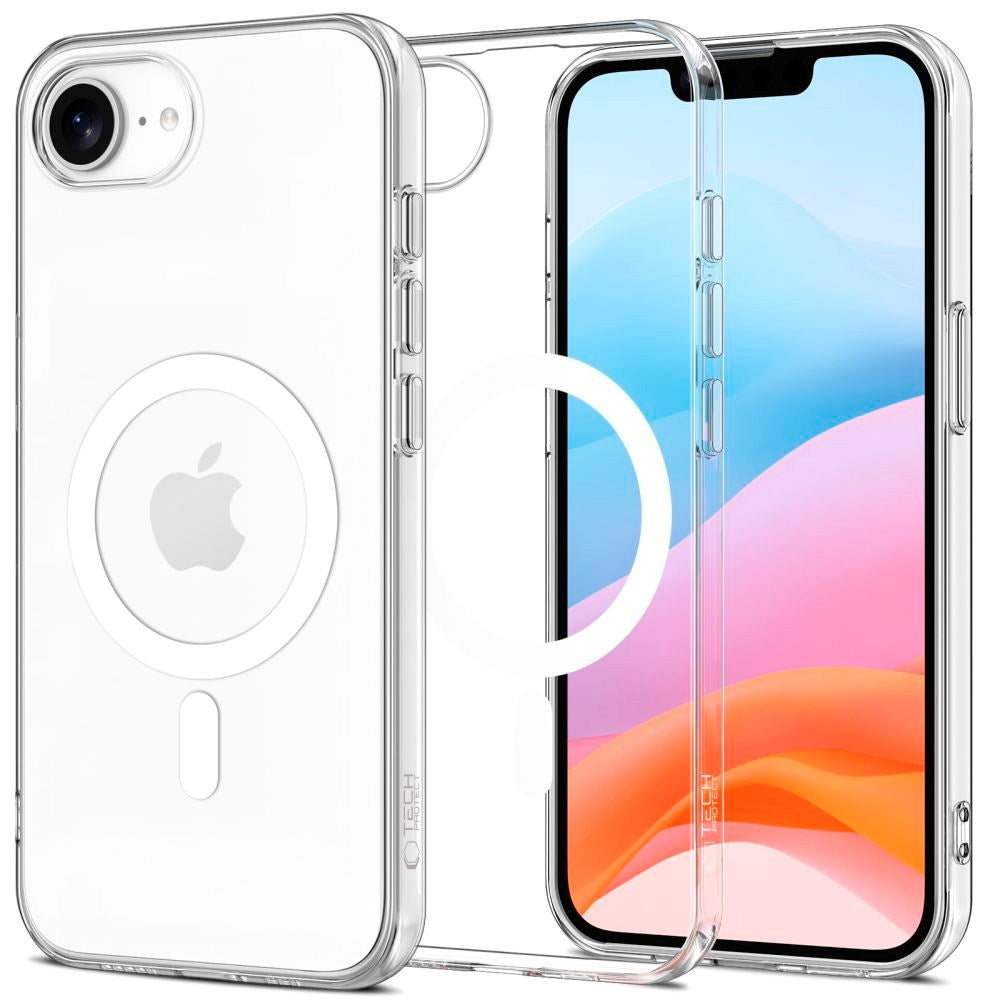 iPhone 16e Tech-Protect FlexAir Fleksibel Plast Deksel - MagSafe Kompatibel - Gjennomsiktig
