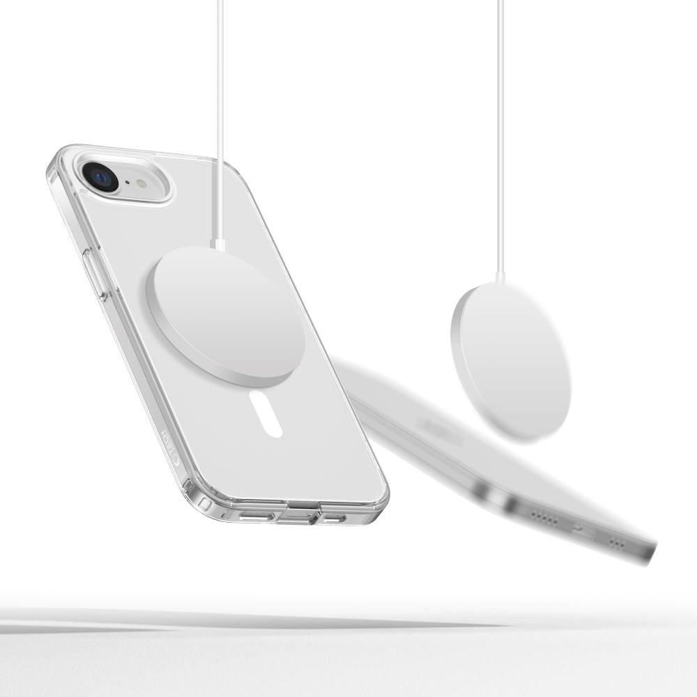 iPhone 16e Tech-Protect Flexair Hybrid Deksel - MagSafe Kompatibel - Gjennomsiktig