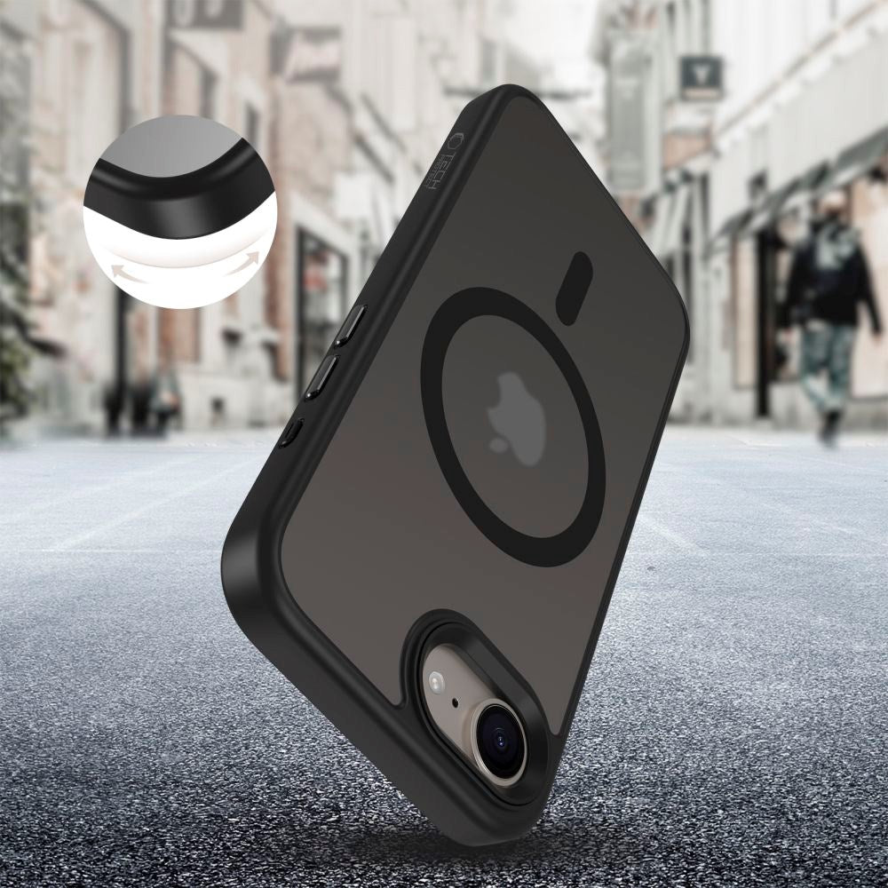 iPhone 16e Tech-Protect Magmat Deksel - MagSafe Kompatibel - Matt Svart