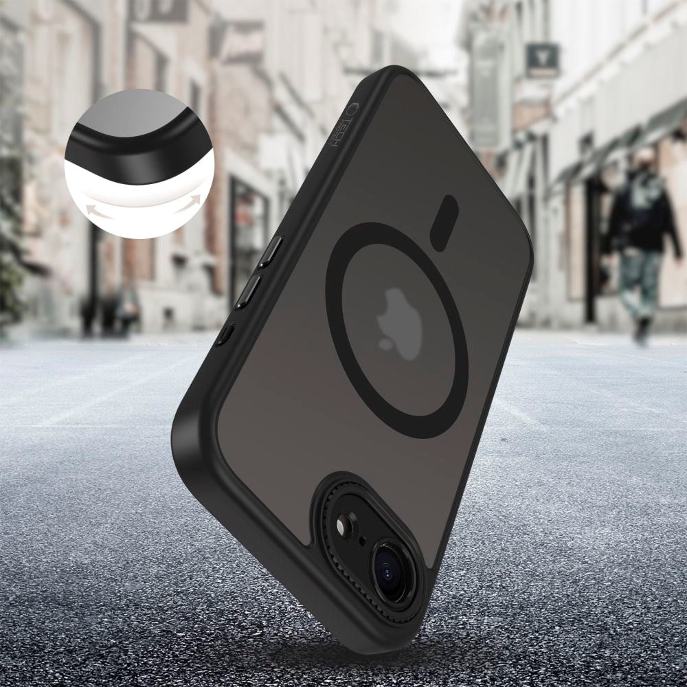 iPhone 16e Tech-Protect MagCam Deksel - MagSafe Kompatibel - Matt Svart
