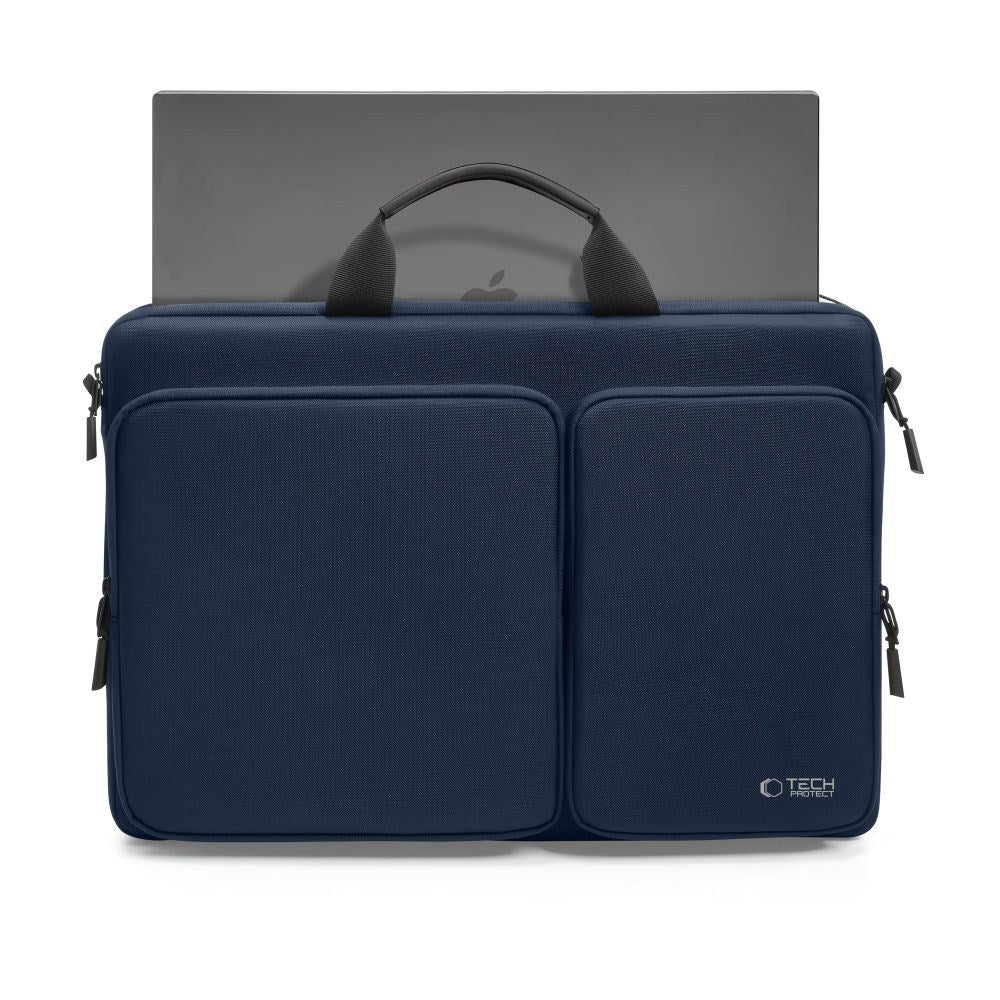 Tech-Protect Defender MacBook / Laptop 17" Veske - Blå