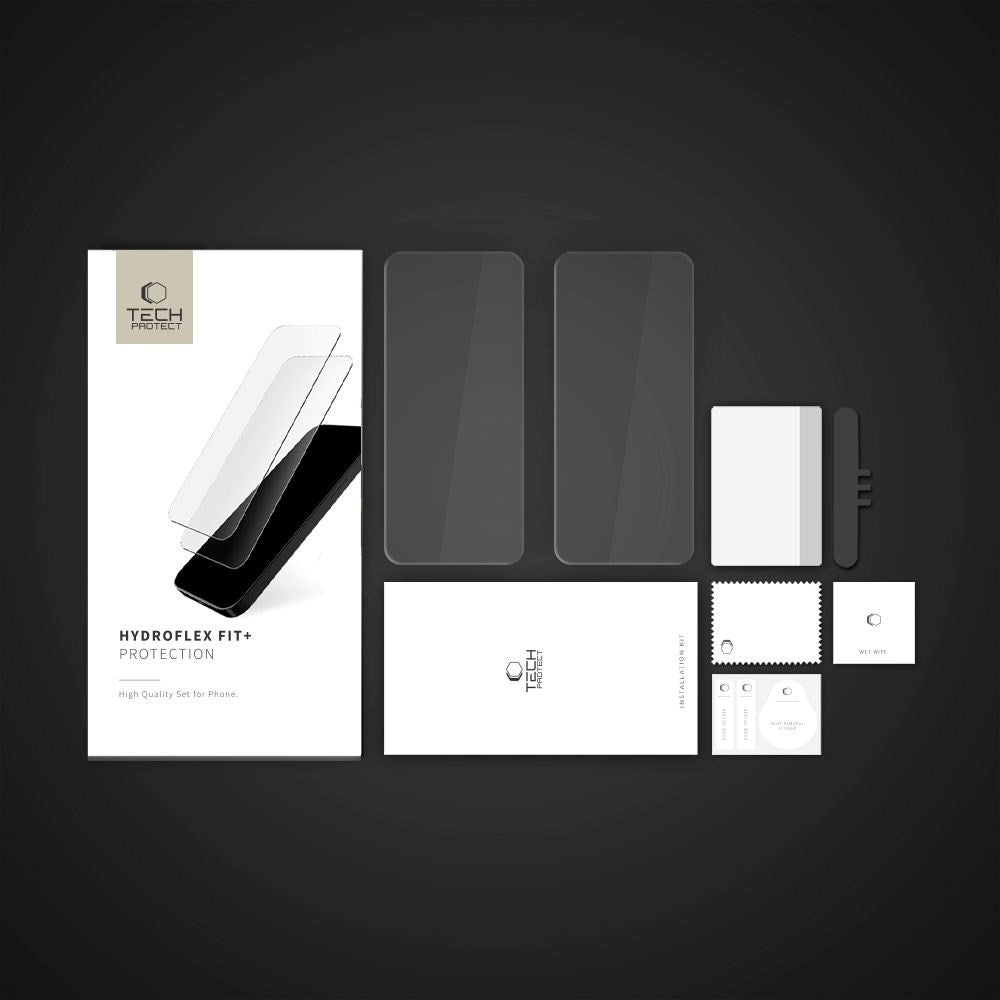 Xiaomi Redmi Note 14 Pro (5G) / Pro+ Tech-Protect Hydroflex Fit+ Skjermbeskyttelsesfilm - 2 stk - Gjennomsiktig