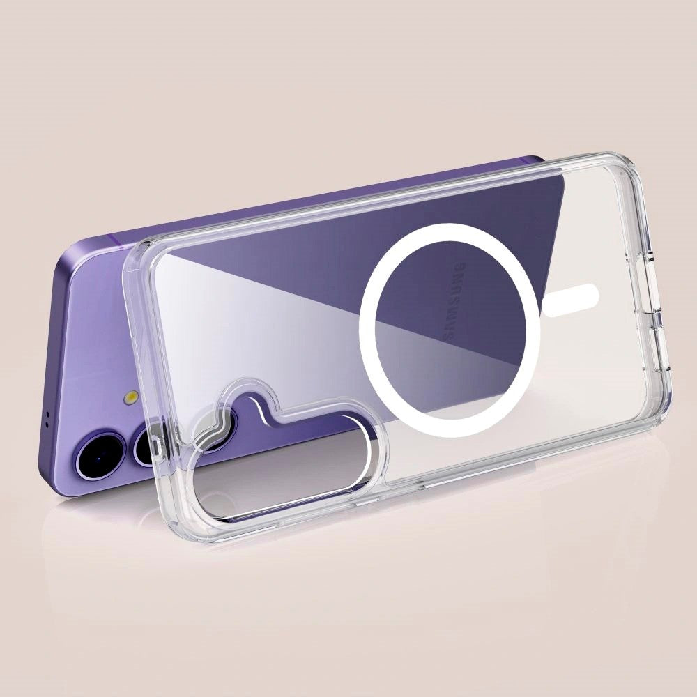 Samsung Galaxy S25 Edge Tech-Protect Flexair Hybrid Deksel - MagSafe Kompatibel - Gjennomsiktig