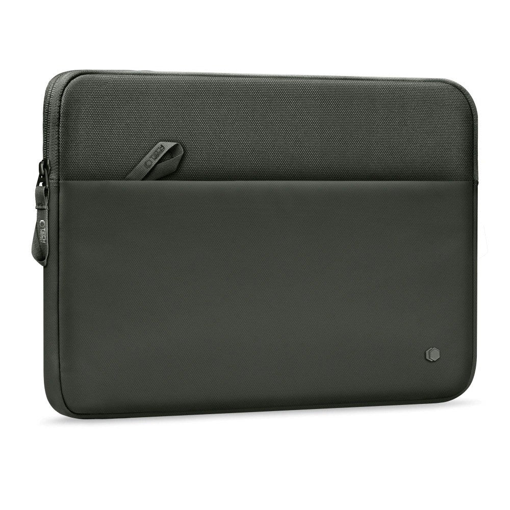 Tech-Protect MacBook / Laptop 15-16" Sleeve med Fôret Innside & Lomme - Mørkegrønn