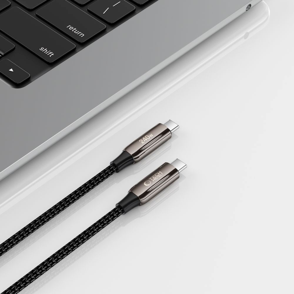 Tech-Protect Ultraboost UB10T PD 240W USB-C til USB-C-Kabel 2m - Svart