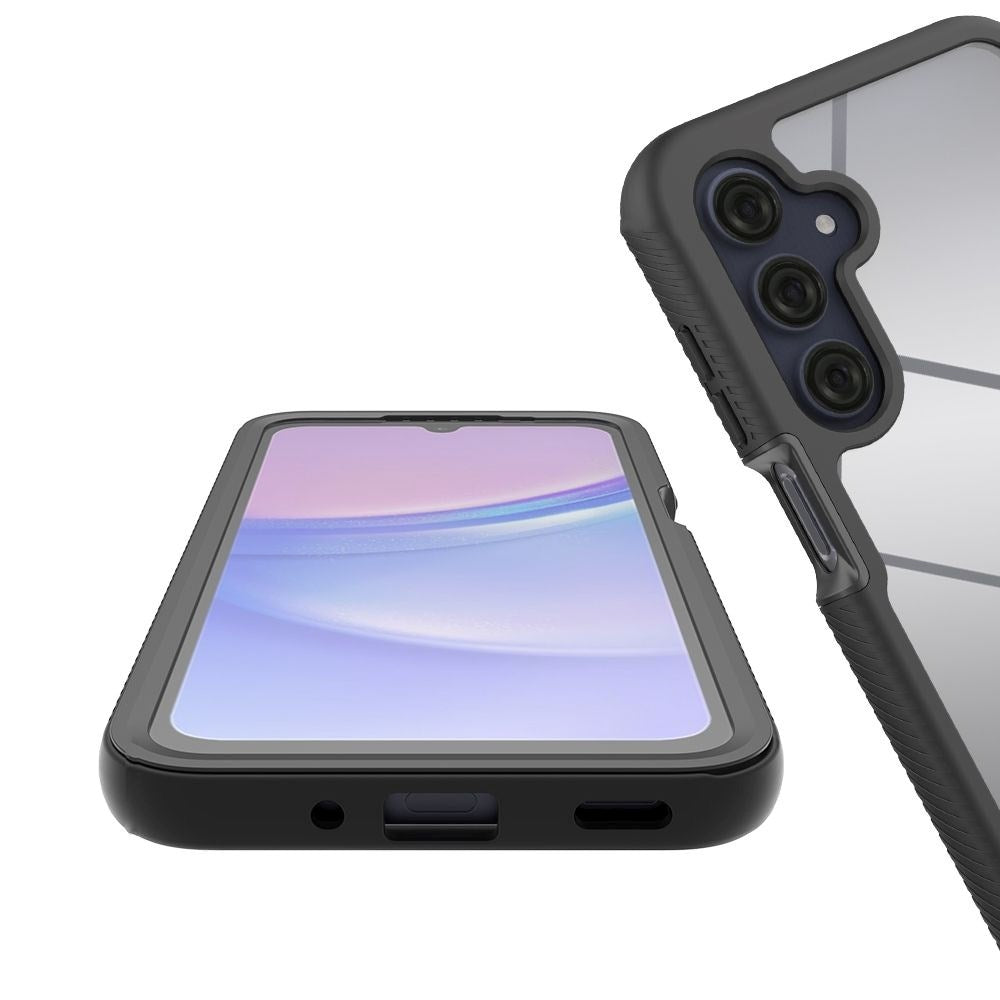 Samsung Galaxy A16 (4G/5G) Tech-Protect DEFENSE360 Deksel med Skjermbeskytter - Gjennomsiktig / Svart