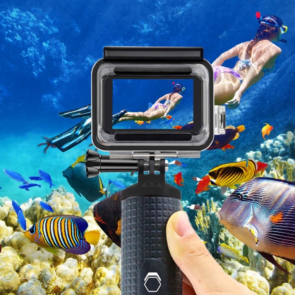 Tech-Protect GA200 Vanntett Deksel GoPro Hero 5 / 6 / 7 - Gjennomsiktig