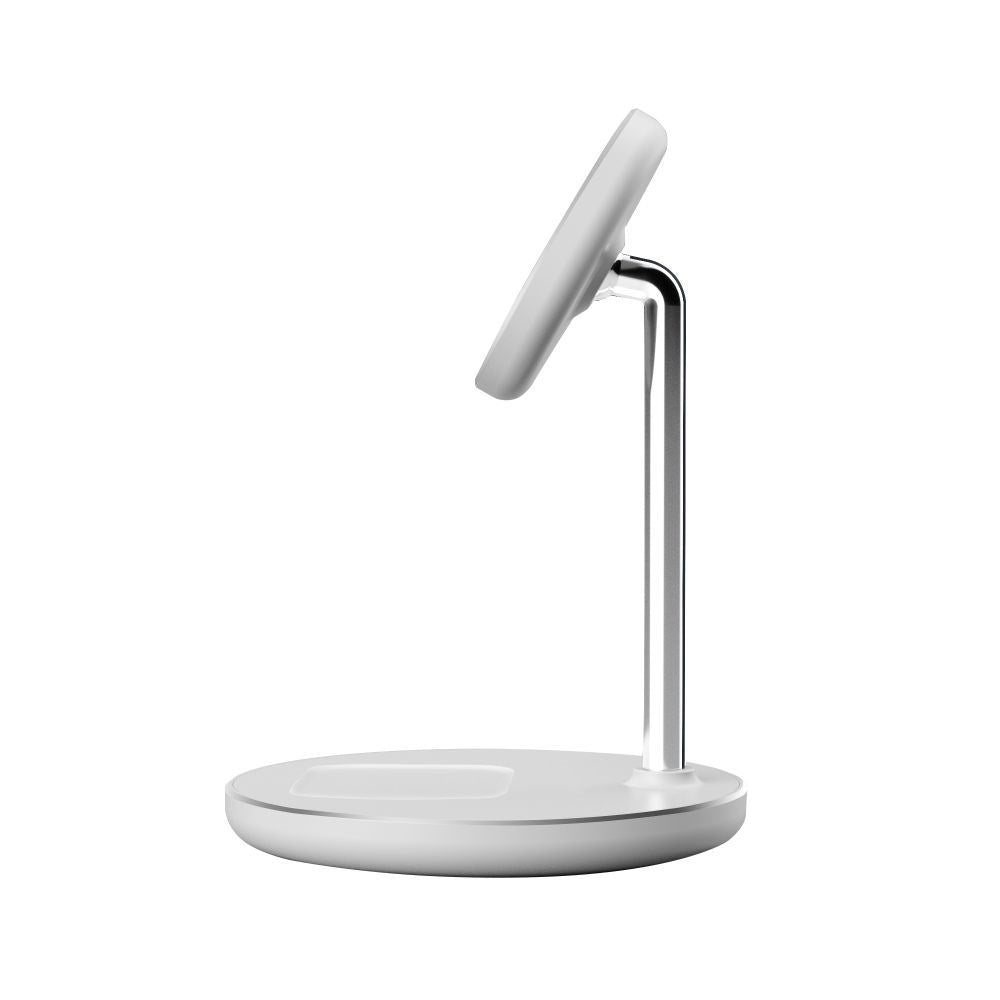 Tech-Protect 2i1 Magnetisk MagSafe Trådløs Lader Qi15W-A39 - Hvit