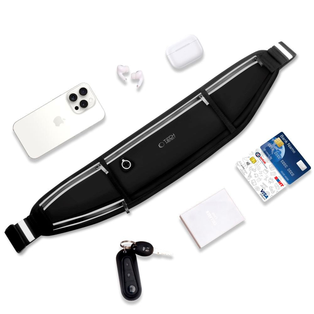 Tech-Protect Universalt Løpebelte - Svart