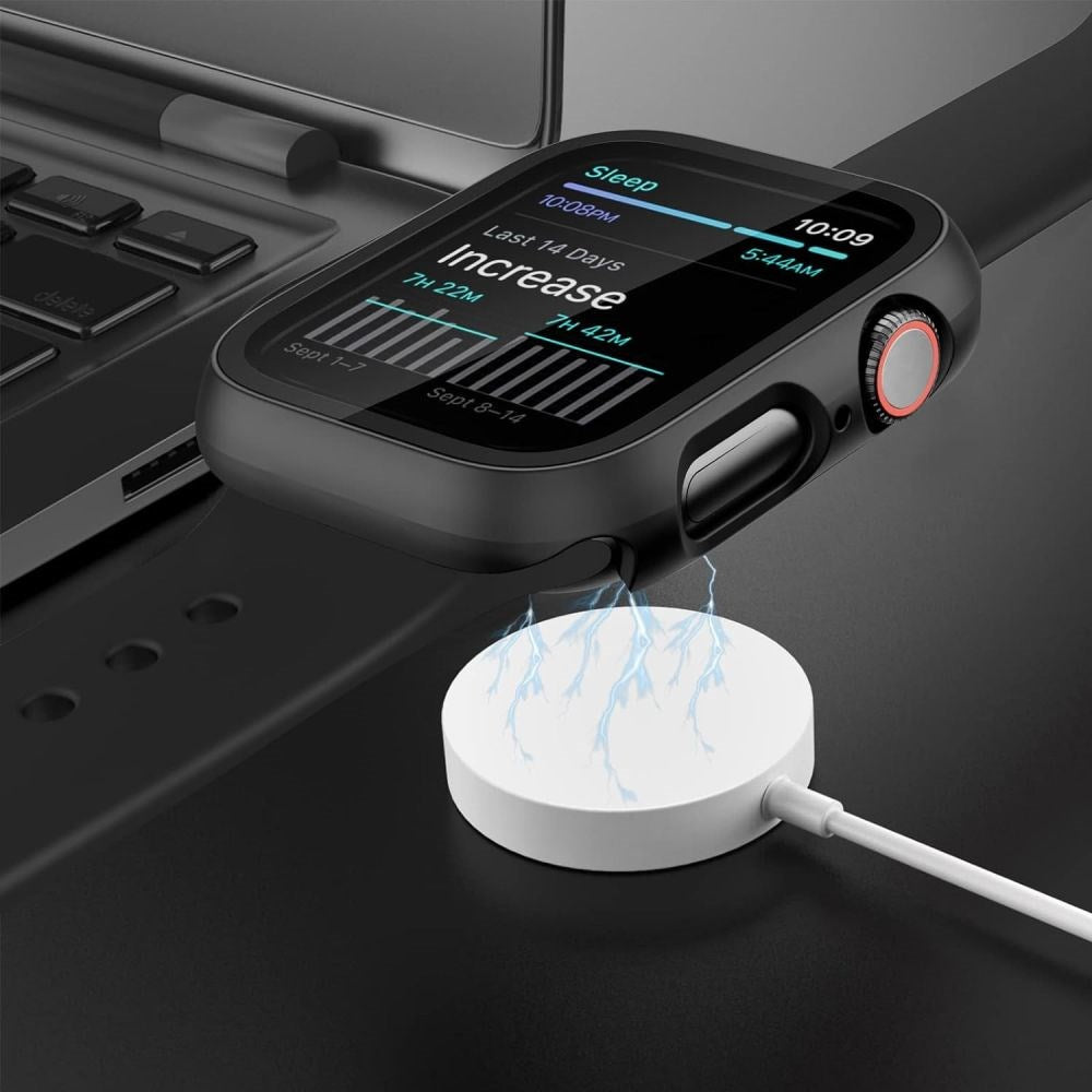 Apple Watch 11 / 10 Tech-Protect DEFENSE360 Smartwatch-deksel med skjermbeskytter - 42mm - Gjennomsiktig