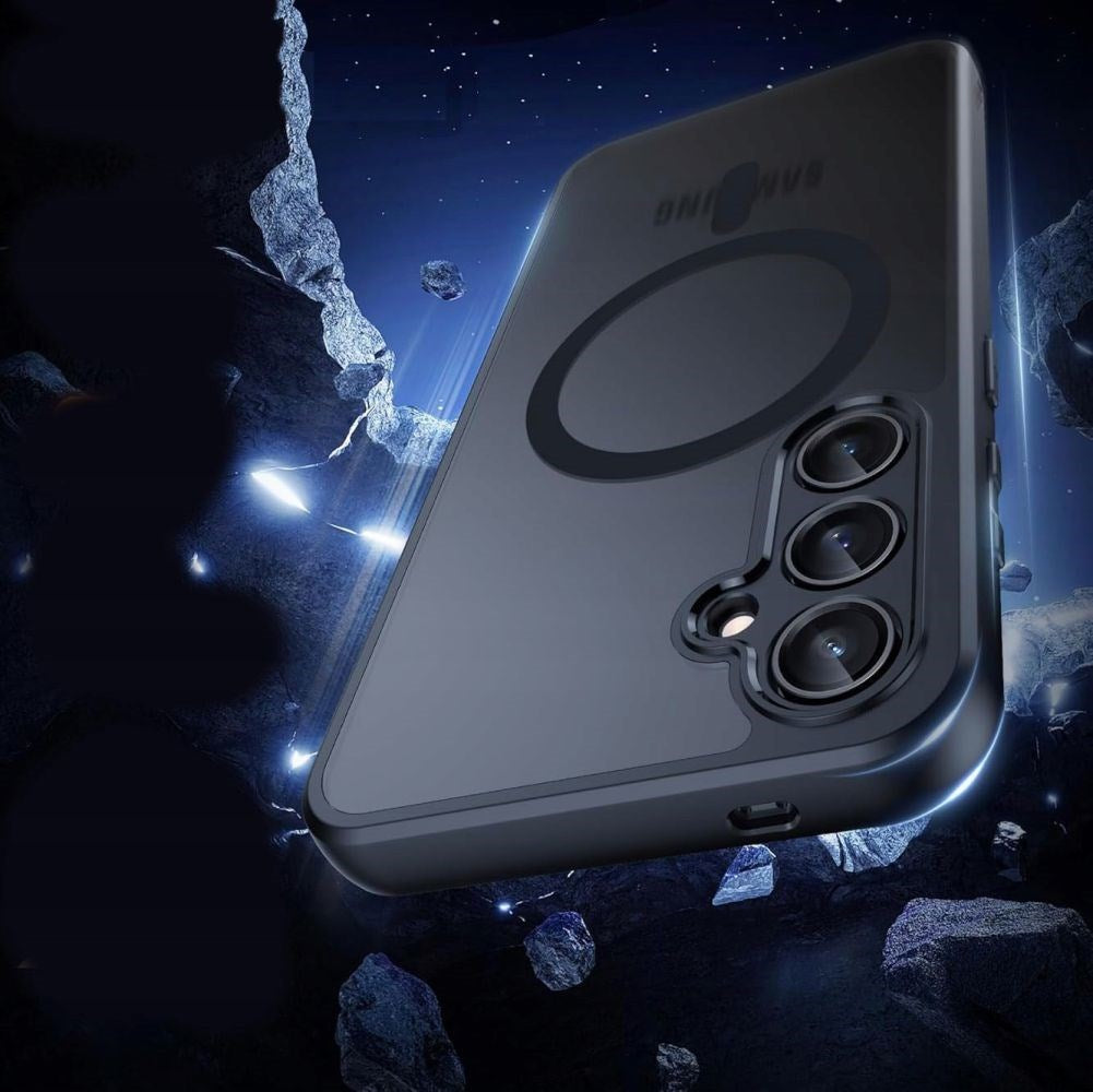 Tech-Protect MagMat MagSafe Motorola Edge 50 Neo Deksel - Gjennomsiktig / Matt Svart