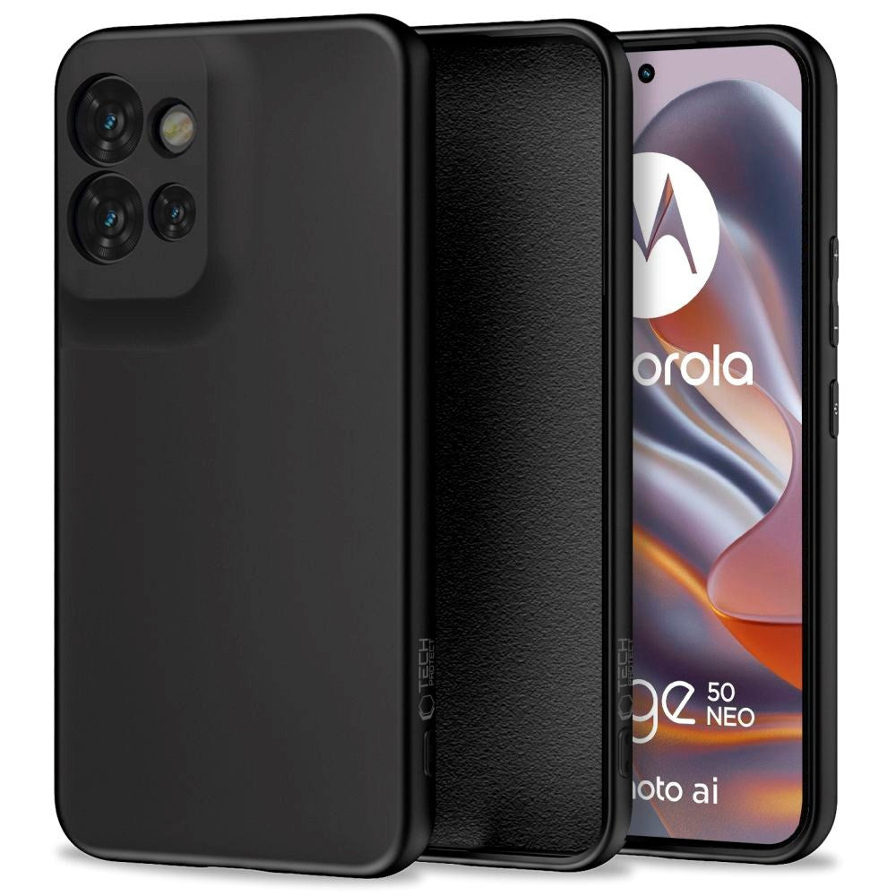 Motorola Edge 50 Neo Tech-Protect Icon Deksel - Svart