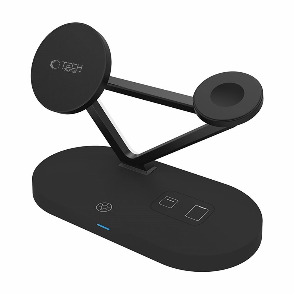 Tech-Protect 3-i-1 Magsafe Trådløs Lader - Svart