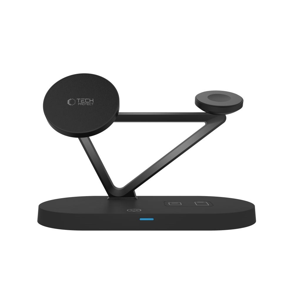 Tech-Protect 3-i-1 Magsafe Trådløs Lader - Svart