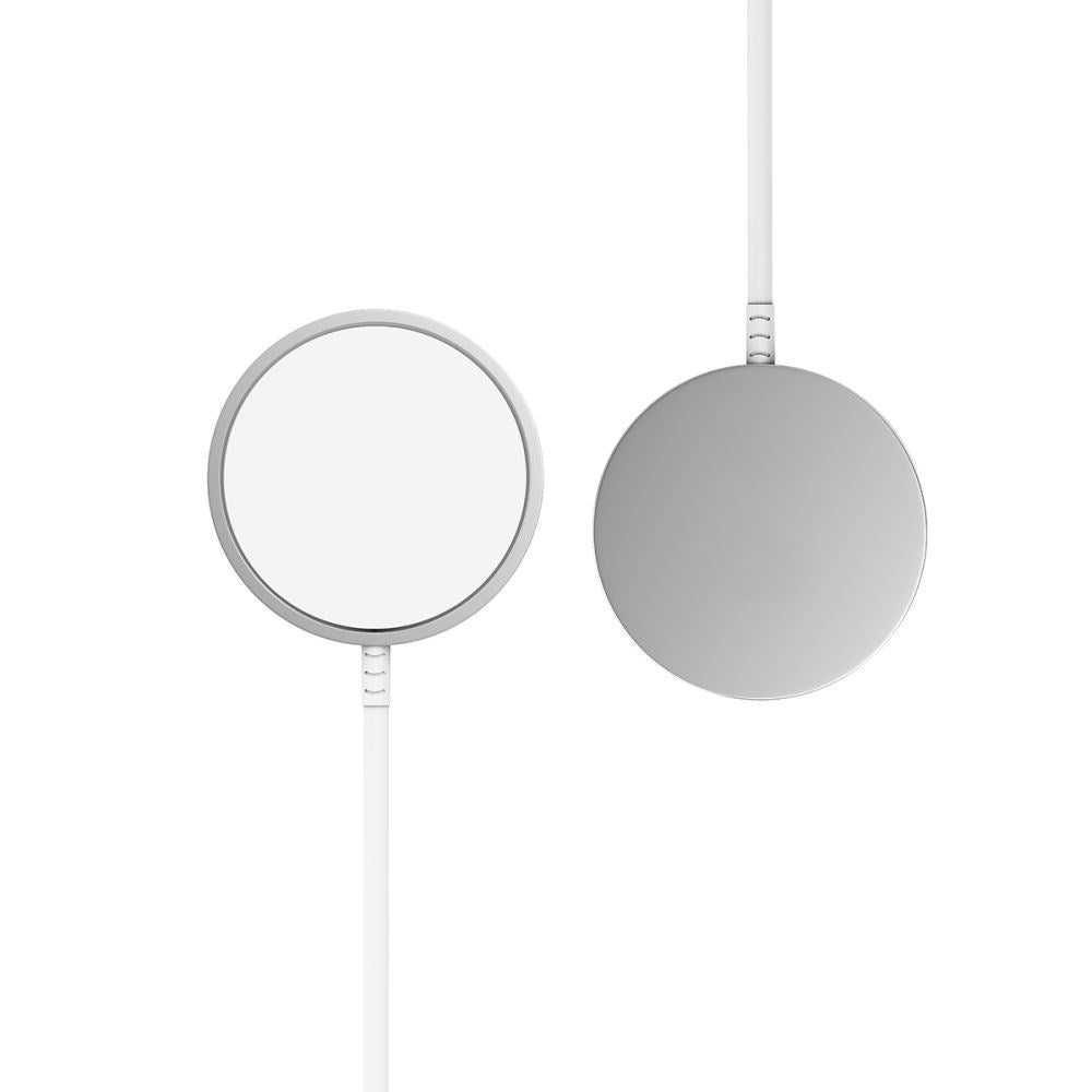 Tech-Protect Qi15W-A44 Magnetisk Magsafe Trådløs Lader - Hvit