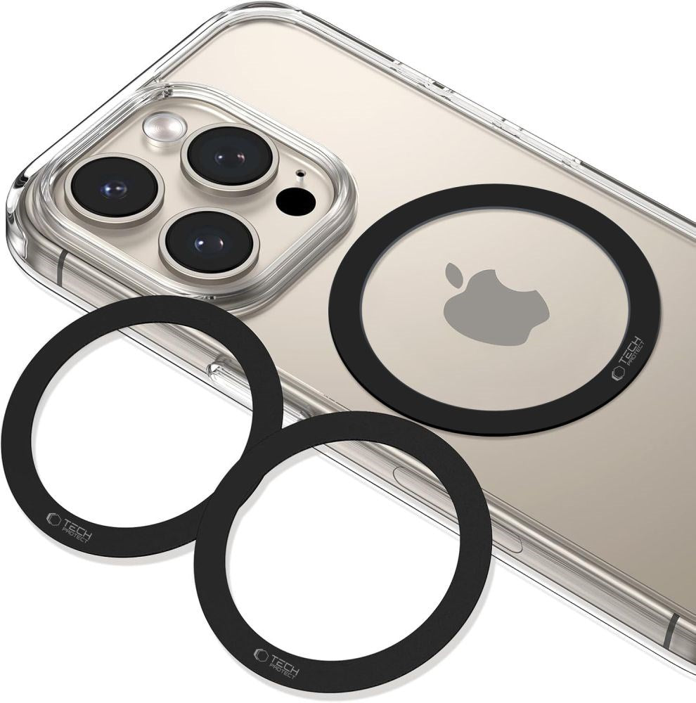 Tech-Protect MMP-110 Magnetisk MagSafe Ring - Svart / Svart