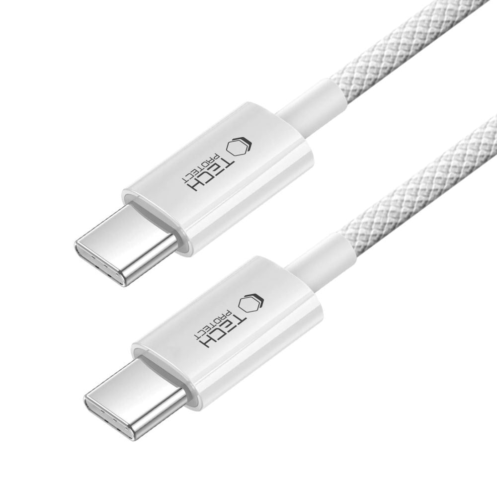 Tech-Protect Ultraboost Lite 60W / 3A USB-C til USB-C-Kabel 1m - Grå