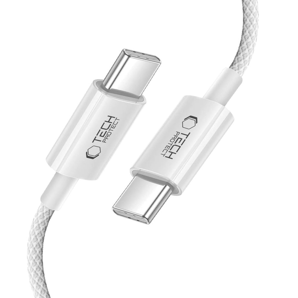 Tech-Protect Ultraboost Lite 60W / 3A USB-C til USB-C-Kabel 1m - Grå