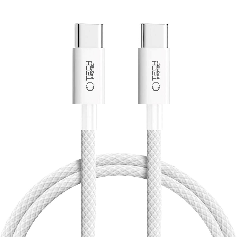 Tech-Protect Ultraboost Lite 60W / 3A USB-C til USB-C-Kabel 1m - Grå