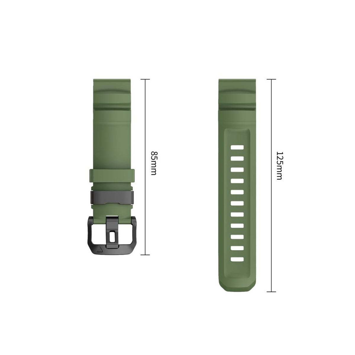 Universal Garmin 22mm QuickFit Tech-Protect Motion Klokkereim - Grønn